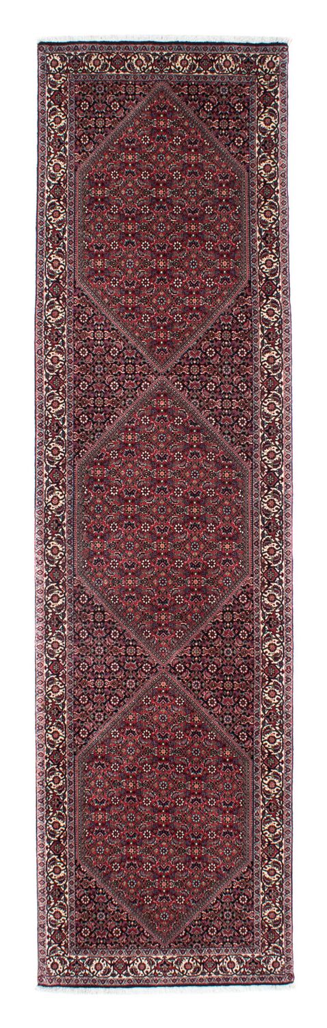 Corredor Tapete Persa - Bijar - 313 x 84 cm - azul escuro