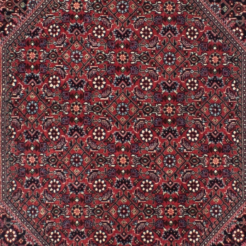 Corredor Tapete Persa - Bijar - 313 x 84 cm - azul escuro