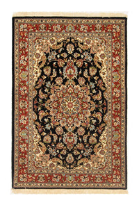 Tapete persa - Ghom - 146 x 100 cm - preto – product image