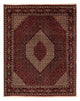 Tapete Persa - Bijar - 255 x 205 cm - vermelho escuro