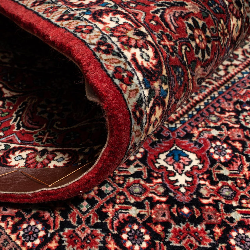 Tapete Persa - Bijar - 255 x 205 cm - vermelho escuro