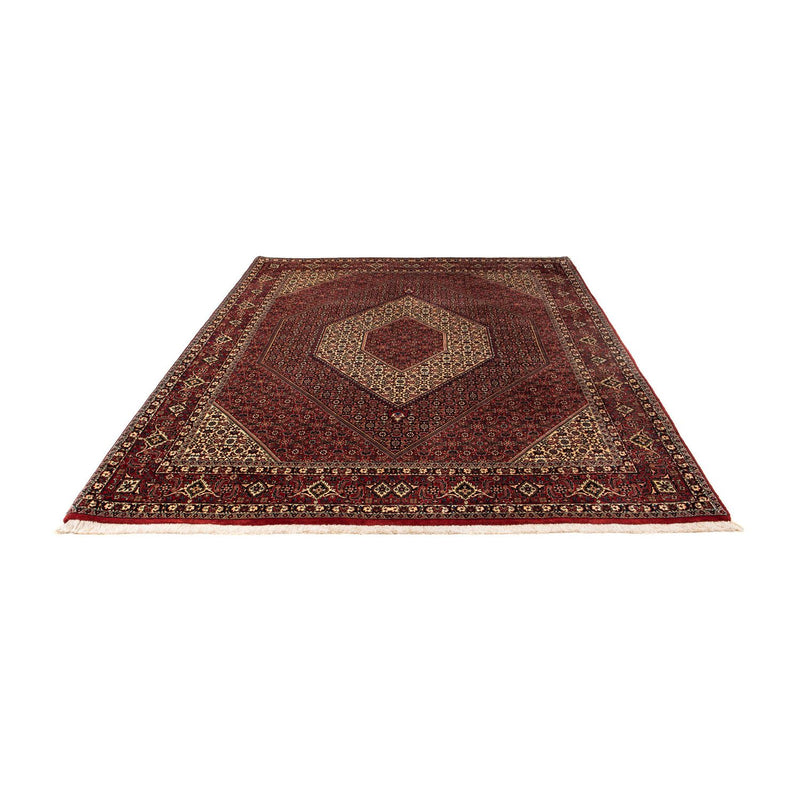 Tapete Persa - Bijar - 255 x 205 cm - vermelho escuro