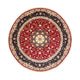 Tapete Persa - Tabriz - Royal ronda  - 250 x 250 cm - vermelho escuro