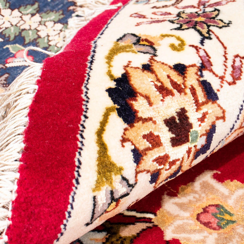 Tapete Persa - Tabriz - Royal ronda  - 250 x 250 cm - vermelho escuro