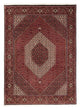 Tapete Persa - Bijar - 238 x 175 cm - vermelho escuro