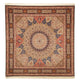 Tapete Persa - Tabriz - Royal praça  - 256 x 253 cm - multicolorido