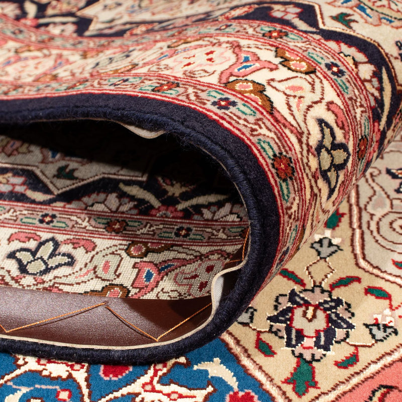 Tapete Persa - Tabriz - Royal praça  - 256 x 253 cm - multicolorido