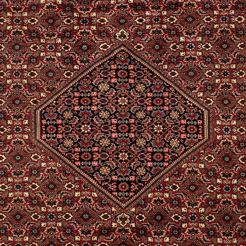 Tapete Persa - Bijar - 297 x 202 cm - vermelho escuro
