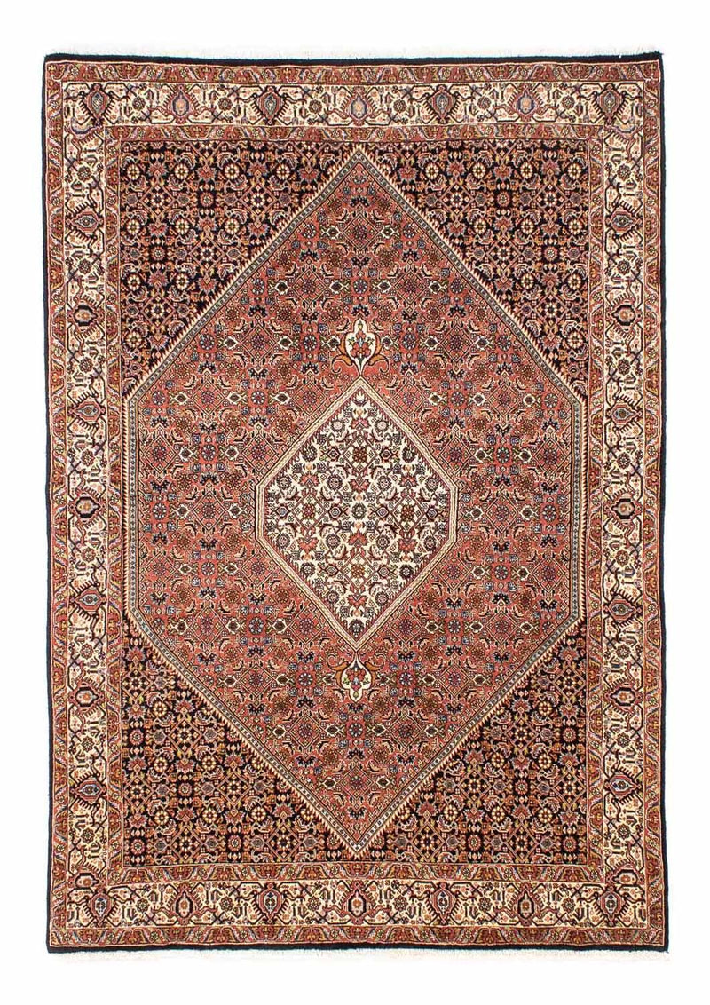 Tapete Persa - Bijar - 242 x 165 cm - vermelho claro