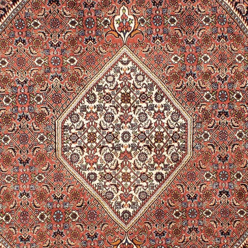 Tapete Persa - Bijar - 242 x 165 cm - vermelho claro