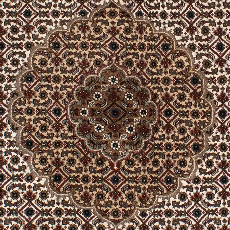 Tapete Persa - Tabriz ronda  - 148 x 147 cm - multicolorido