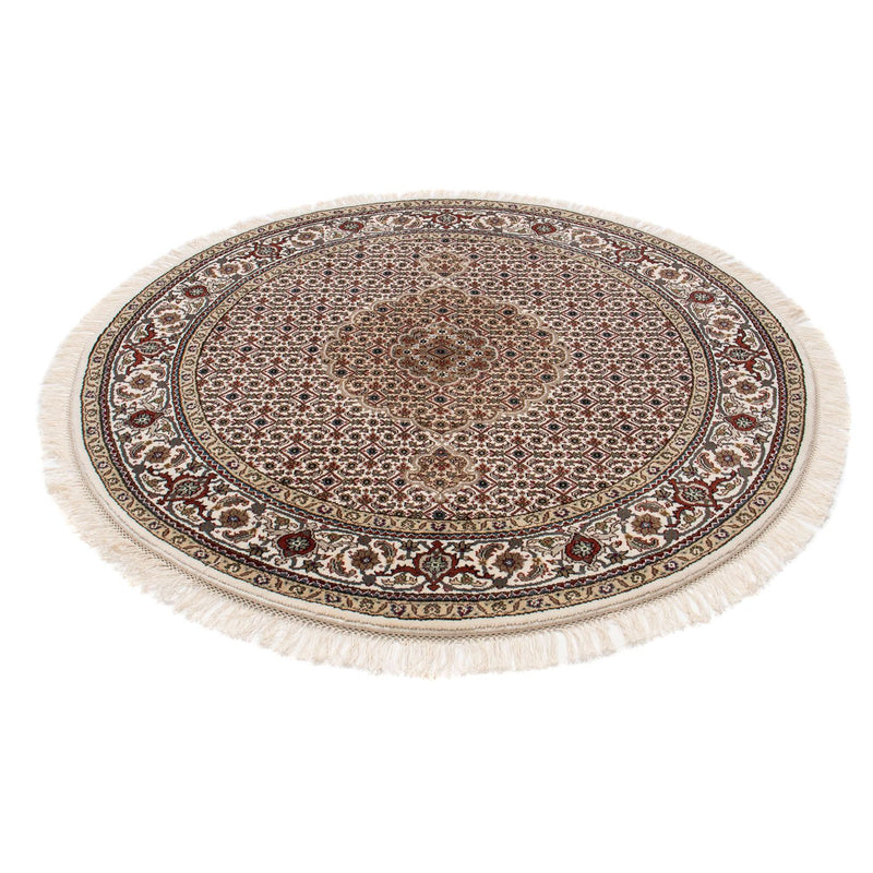 Tapete Persa - Tabriz ronda  - 148 x 147 cm - multicolorido