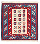 Kilim Fars Tapete 100x100cm