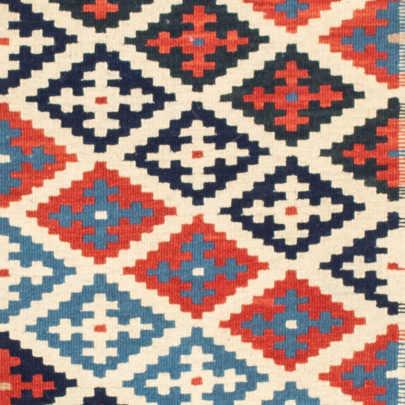 Tapete Kelim - Oriental praça  - 105 x 100 cm - bege