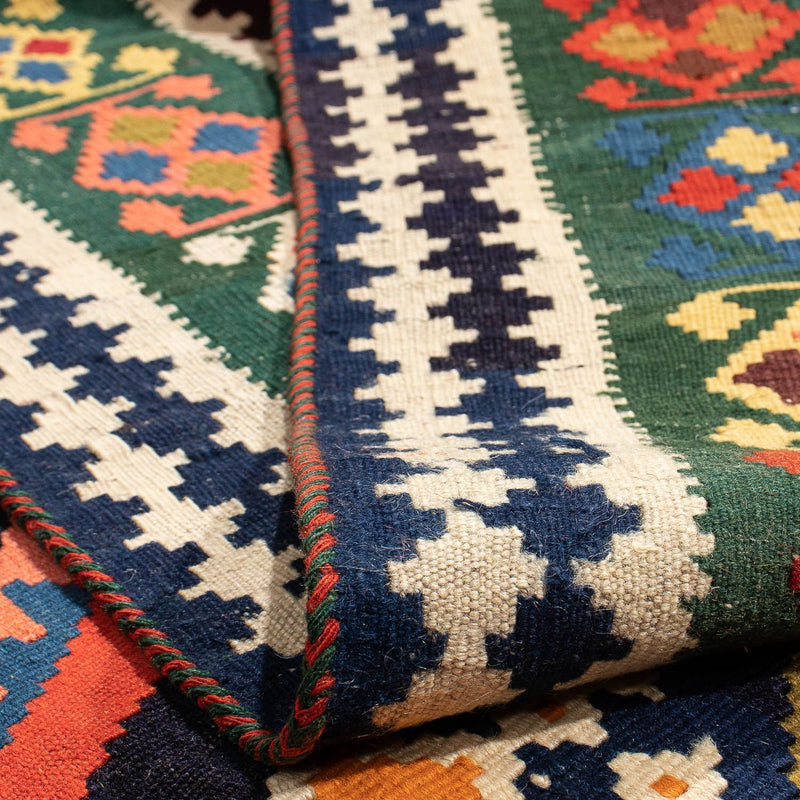 Tapete Kelim - Oriental - 290 x 173 cm - vermelho escuro