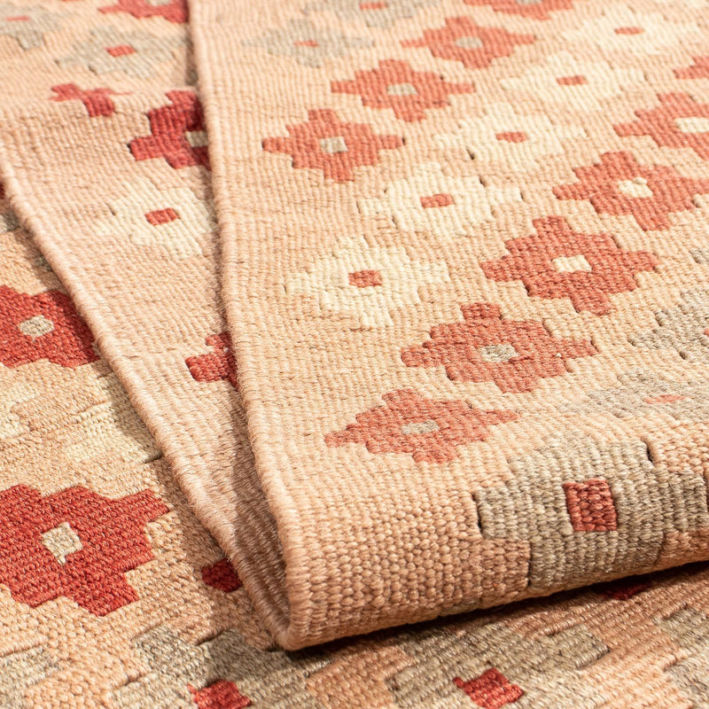 Tapete Kelim - Oriental - 214 x 158 cm - castanho claro