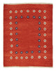 Tapete Gabbeh - Persa - 192 x 152 cm - vermelho