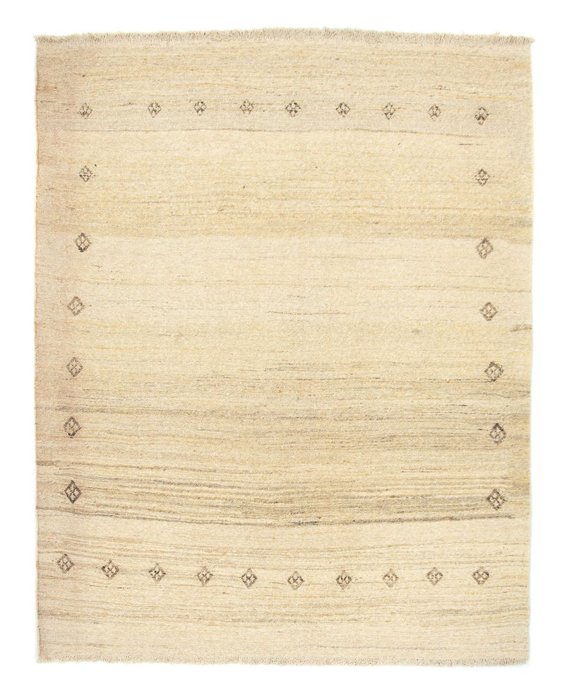 Tapete Gabbeh - Persa - 202 x 163 cm - bege