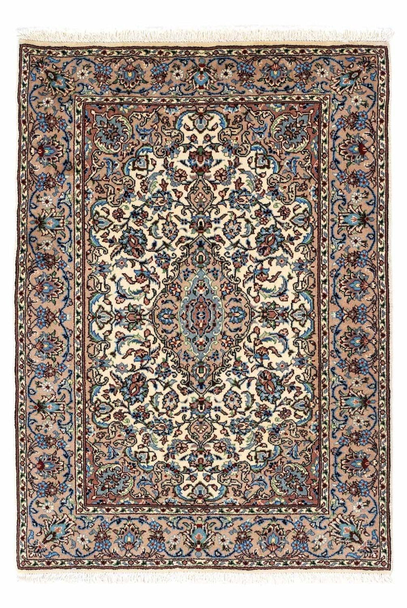 Tapete persa - Keshan - 143 x 98 cm - bege