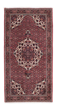 Corredor Tapete Persa - Bijar - 194 x 100 cm - vermelho escuro – product image