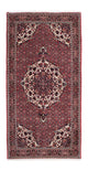 Corredor Tapete Persa - Bijar - 194 x 100 cm - vermelho escuro