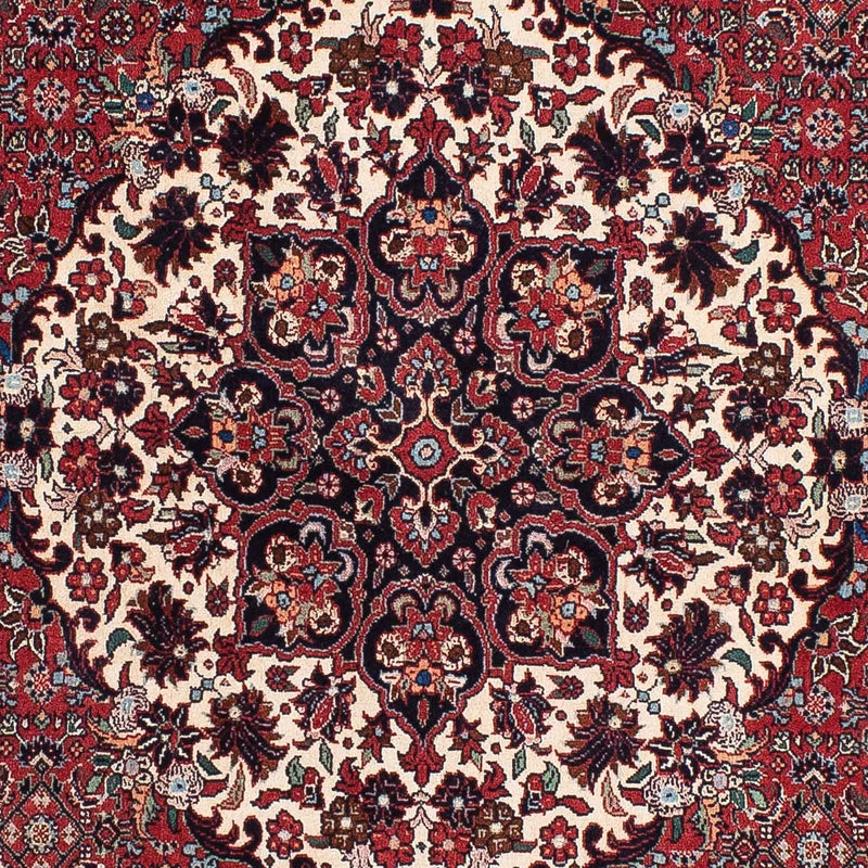 Corredor Tapete Persa - Bijar - 194 x 100 cm - vermelho escuro