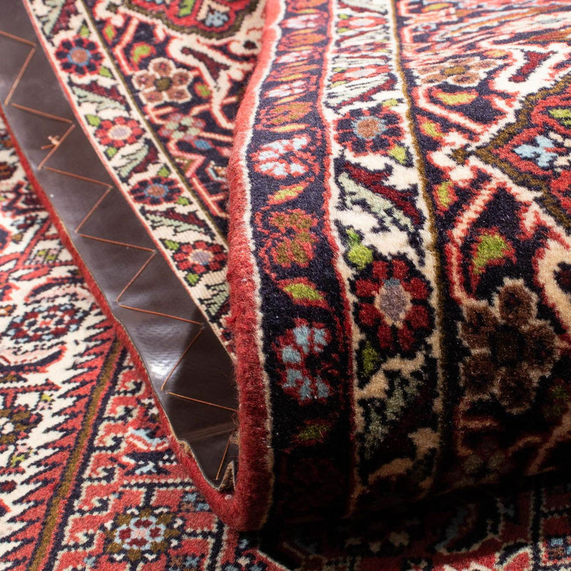 Tapete Persa - Bijar - 251 x 174 cm - vermelho claro