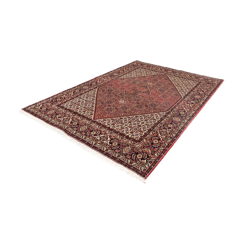 Tapete Persa - Bijar - 251 x 174 cm - vermelho claro