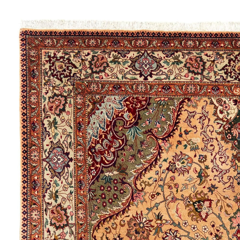 Tapete Persa - Tabriz - Royal - 297 x 195 cm - castanho claro