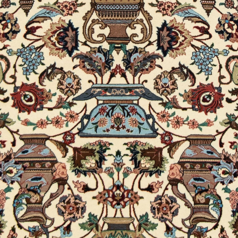 Tapete persa - Ghom - 154 x 102 cm - bege