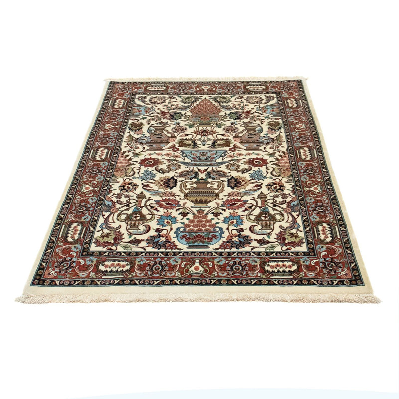 Tapete persa - Ghom - 154 x 102 cm - bege