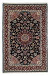 Qom Tapete 140x212cm - Tapete persa - Rectangular / Azul escuro / 140 x 212 cm Rectangular