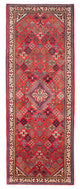 Corredor Tapete Persa - Nomadic - 325 x 118 cm - vermelho