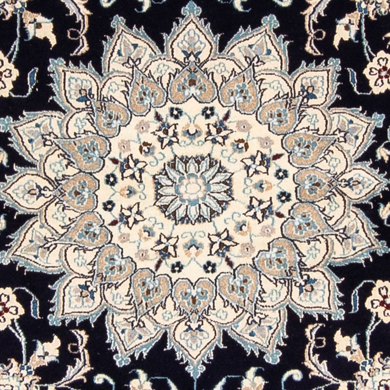 Tapete Persa - Nain ronda  - 250 x 250 cm - azul escuro