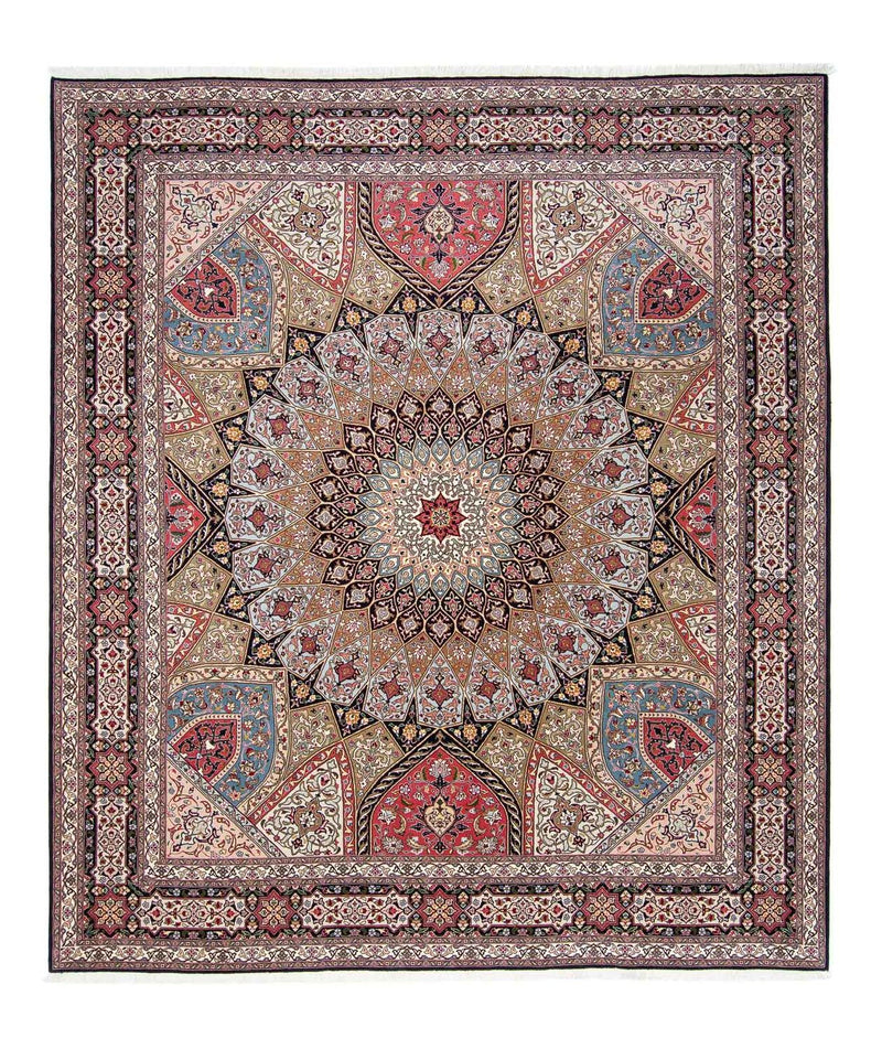 Tapete Persa - Tabriz - Royal - 297 x 253 cm - multicolorido
