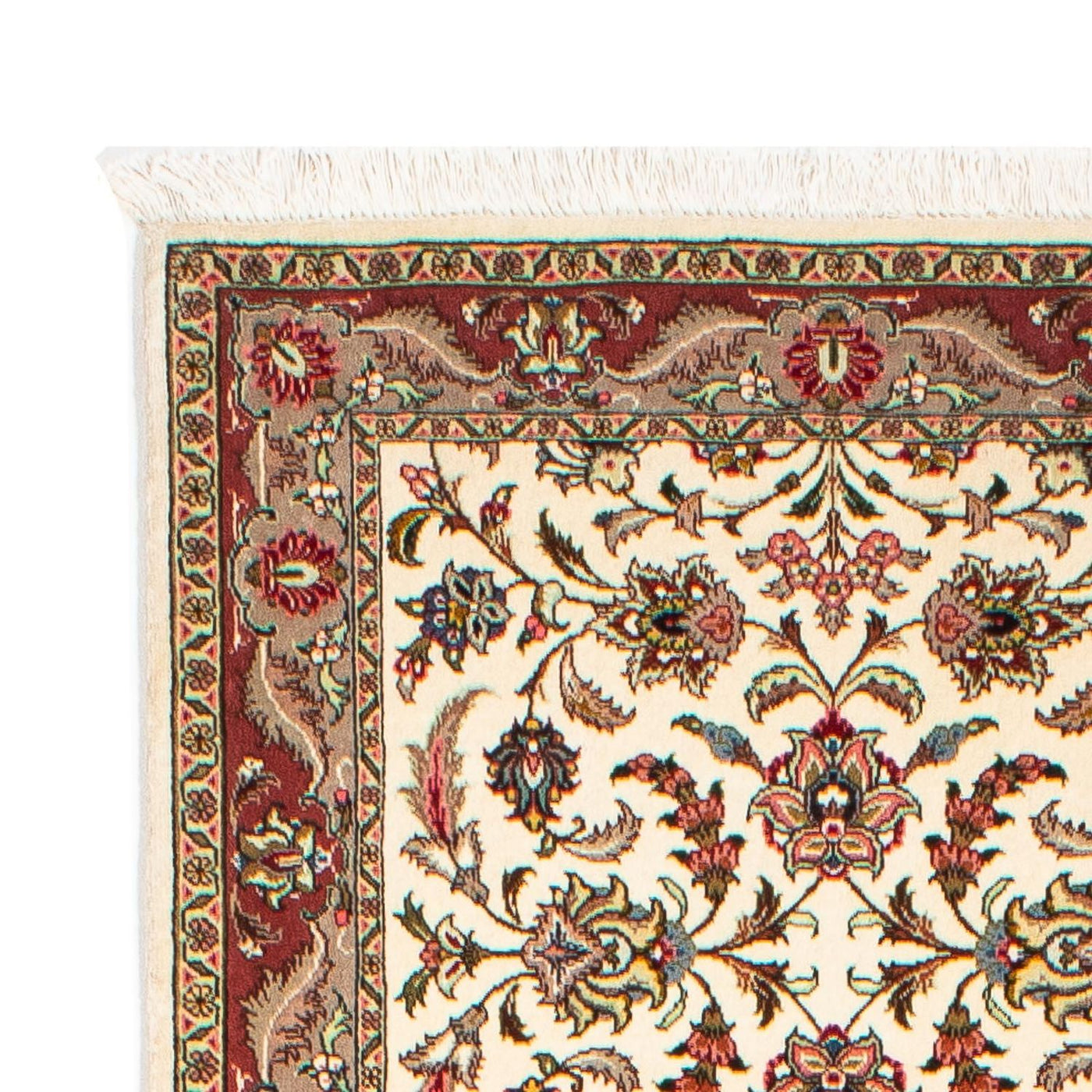 Corredor Tapete Persa - Tabriz - Royal - 297 x 73 cm - bege