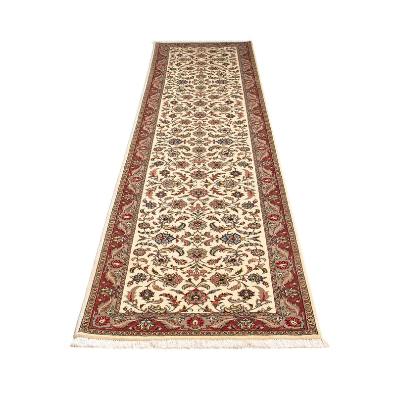 Corredor Tapete Persa - Tabriz - Royal - 297 x 73 cm - bege