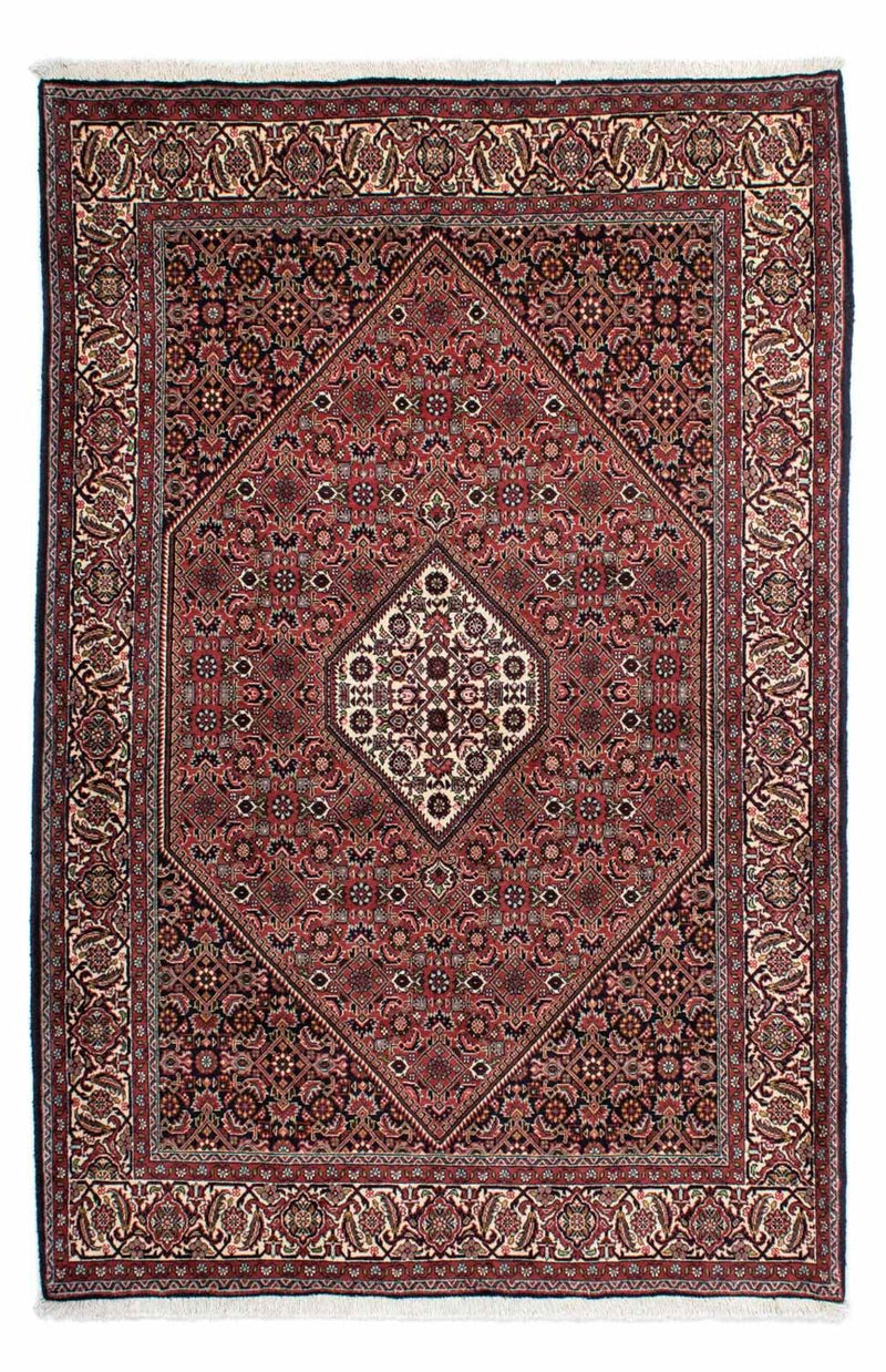 Tapete Persa - Bijar - 215 x 140 cm - vermelho