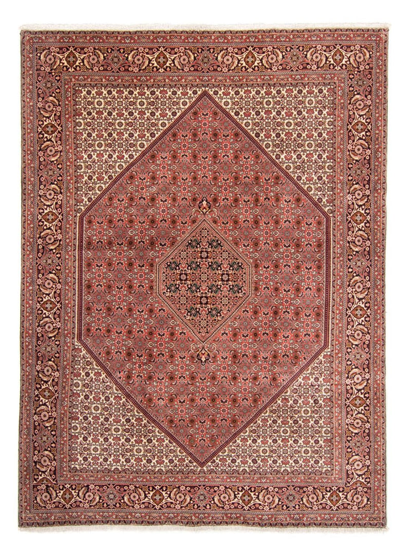 Tapete Persa - Bijar - 340 x 248 cm - vermelho claro