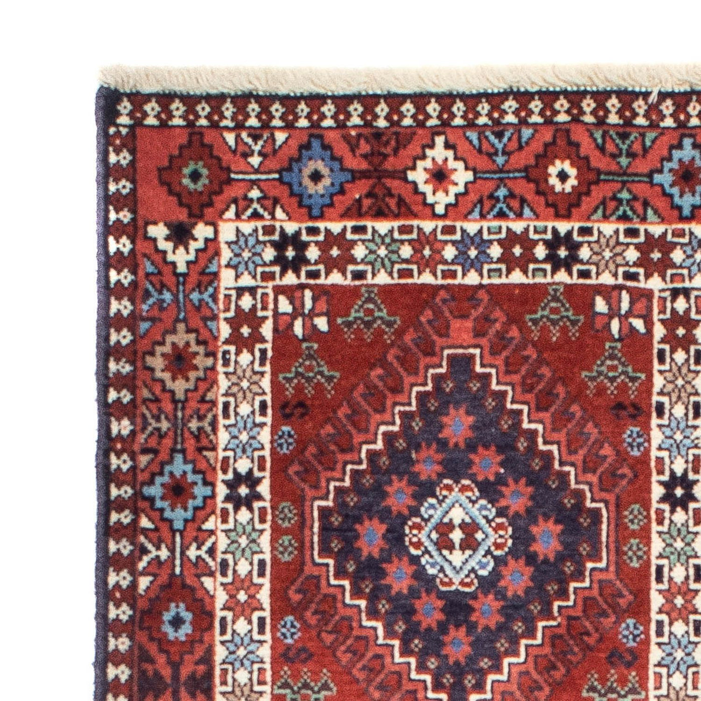 Corredor Tapete Persa - Nomadic - 196 x 83 cm - ferrugem