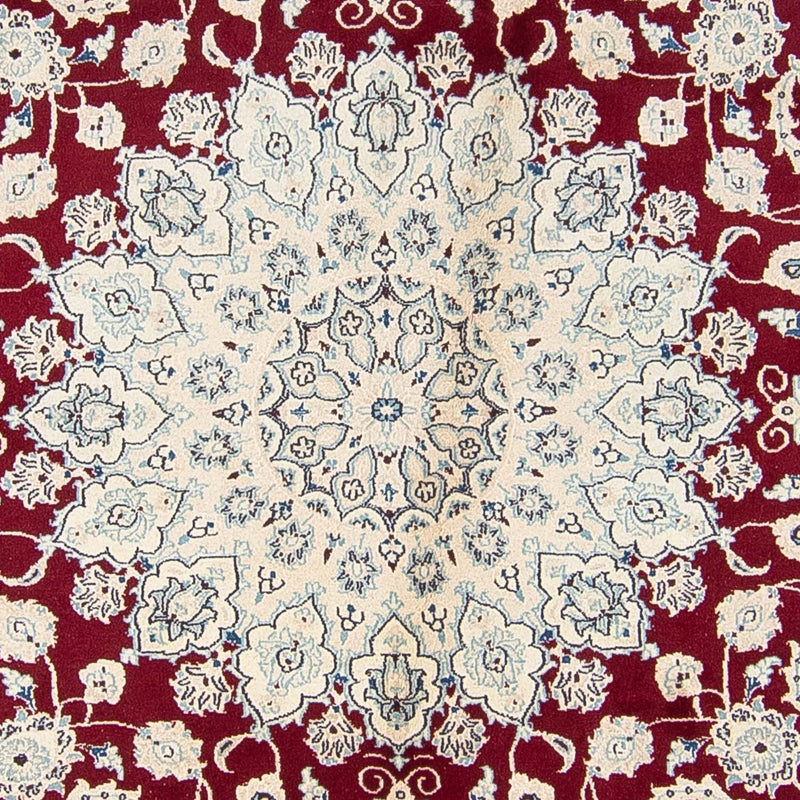 Tapete Persa - Nain ronda  - 300 x 300 cm - vermelho escuro