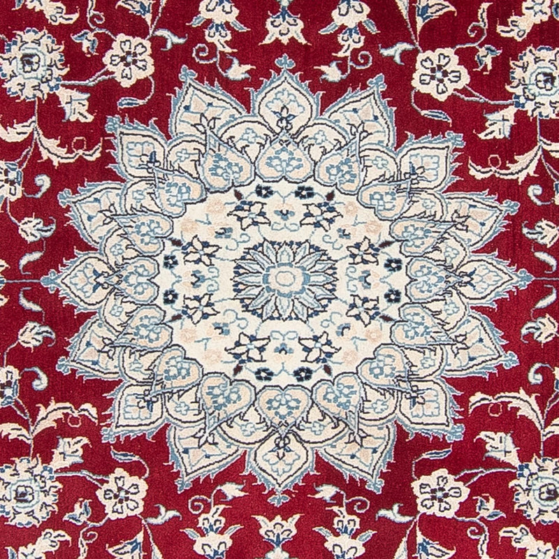 Tapete Persa - Nain ronda  - 248 x 248 cm - vermelho escuro