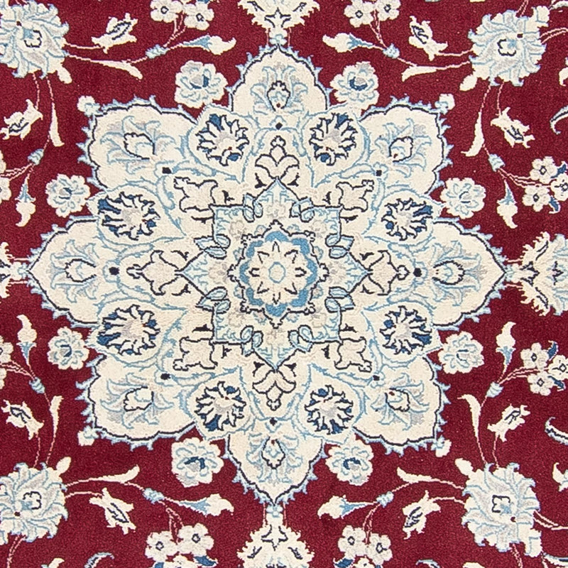 Tapete Persa - Nain ronda  - 245 x 245 cm - vermelho escuro