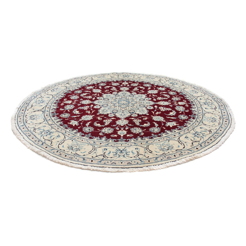 Tapete Persa - Nain ronda  - 245 x 245 cm - vermelho escuro