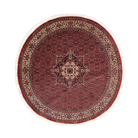 Tapete Persa - Bijar ronda  - 205 x 205 cm - vermelho escuro – product image