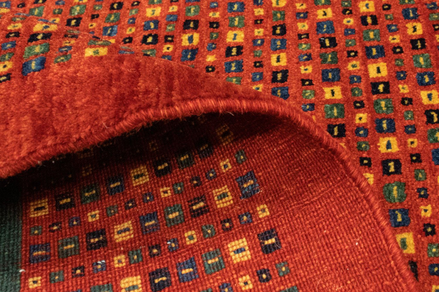 Tapete Gabbeh - Loribaft Persa - 178 x 122 cm - vermelho