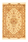 Tabriz - 50 Raj Tapete 102x147cm - Tapete persa - Rectangular / Bege / 102 x 147 cm Rectangular