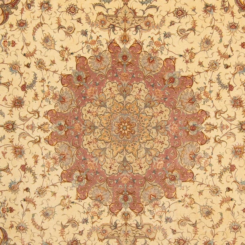 Tapete Persa - Tabriz - Royal - 404 x 300 cm - castanho