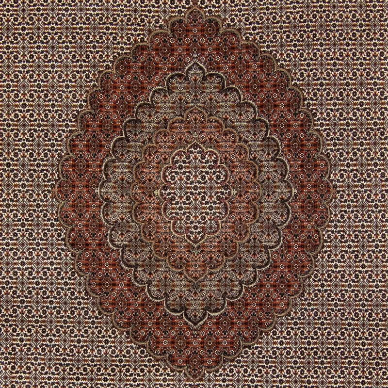 Tapete Persa - Tabriz - 350 x 250 cm - castanho escuro