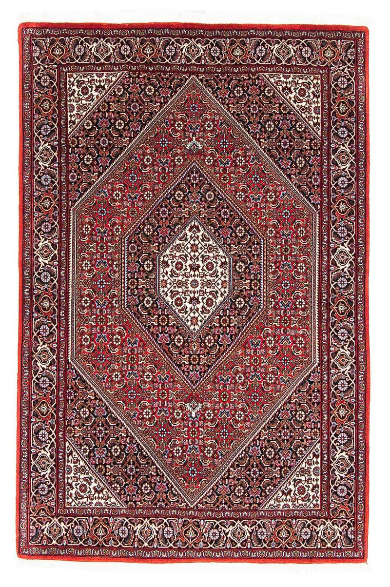 Tapete Persa - Bijar - 175 x 111 cm - vermelho